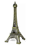Eyfel Kulesi Tasarımlı Kum Saati Kristalleştirilmiş Kum Saati Dekoratif Ahşap G