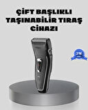 Erkek Tıraş Makinesi Kablosuz Kuru Tıraş Folyo Başlık Yıkanabilir Gövde