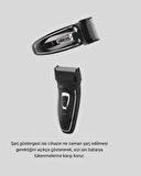Erkek Tıraş Makinesi Kablosuz Kuru Tıraş Folyo Başlık Yıkanabilir Gövde
