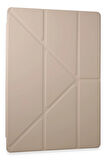 Samsung Galaxy Tab A9 Kılıf Kalemlikli Mars Tablet Kılıfı - Rose Gold-(5796)