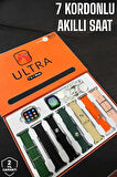 Akıllı Saat 7 Kordonlu MetalPlastik Ve Hasır Kordon Seçeneği