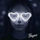 Beyaz Led Işıklı Kalp Gözlük – 3 Modlu Parti &amp; Glow Gözlüğü