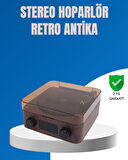 Stereo Bluetooth Hoparlör – Gece Lambalı ve Saat Göstergeli