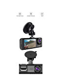 3 Kameralı Dashcam Sistem – Geri Görüş Yardımı Park Koruması ve G-Sensör
