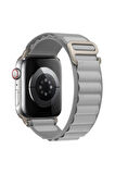 Apple Watch 38mm Mountain Kordon - Gri-(5796)