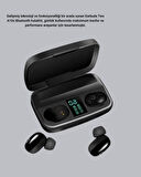 TWS A10s Bluetooth 5.0 Kulaklık Powerbank Şarj Kutulu Mini Tasarım