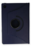 Samsung Galaxy X200 Tab A8 10.5 Kılıf 360 Tablet Deri Kılıf - Lacivert-(5796)