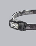 IPX5 Su Geçirmez Şarjlı LED Kafa Feneri | Hareket Sensörlü Ayarlanabilir 60° F