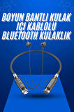 Boyun Bantlı SD Kart Girişli Yüksek Perfomanslı Bluetooth Kulaklık
