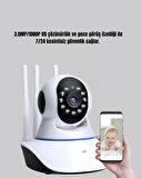 Akıllı IP Güvenlik Kamerası – 1080P HD Gece Görüşlü Hareket Algılamalı