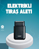 Taşınabilir Mini Elektrikli Tıraş Makinesi | Sessiz ve Güçlü Motor