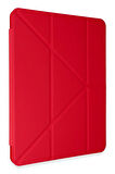Xiaomi Pad 6 Kılıf Kalemlikli Mars Tablet Kılıfı - Kırmızı-(5796)