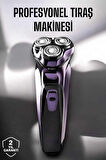 Profesyonel Şarjlı Saç ve Sakal Tıraş Makinesi Hassas Kesim