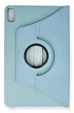 Huawei MatePad 10.4 Kılıf 360 Tablet Deri Kılıf - Turkuaz-(5796)