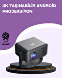 Dahili Hoparlörlü ve Uzun Ömürlü LED Lambalı Akıllı Projektör