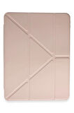 Xiaomi Pad 6 Kılıf Kalemlikli Mars Tablet Kılıfı - Rose Gold-(5796)