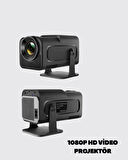 HDMI USB ve Kulaklık Girişli Çoklu Bağlantı Seçenekli Projektör