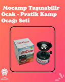 Kolay Ayarlanabilir Alevli ve Güvenli Metal Kamp Ocağı