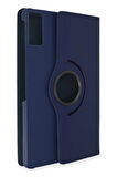 Xiaomi Redmi Pad SE Kılıf 360 Tablet Deri Kılıf - Lacivert-(5796)
