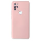 General Mobile Gm 21 Pro Kılıf Nano İçi Kadife Silikon - Pudra