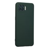 Oppo Reno 4 Lite Kılıf Nano İçi Kadife Silikon - Koyu Yeşil