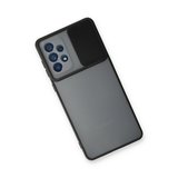 Samsung Galaxy A33 5g Kılıf Palm Buzlu Kamera Sürgülü Silikon - Siyah
