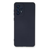 Samsung Galaxy A53 5g Kılıf Nano İçi Kadife Silikon - Lacivert