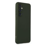 Samsung Galaxy S24 Kılıf Nano İçi Kadife Silikon - Koyu Yeşil