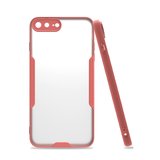 İphone 7 Plus Kılıf Platin Silikon - Pembe