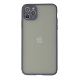 İphone 12 Pro Max Kılıf Montreal Silikon Kapak - Gri
