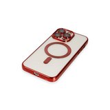 İphone 13 Pro Max Kılıf Kross Magneticsafe Kapak - Kırmızı
