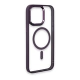 İphone 15 Pro Max Kılıf Room Magneticsafe Silikon - Derin Mor