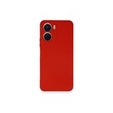 Vivo Y16 Kılıf Nano İçi Kadife Silikon - Kırmızı