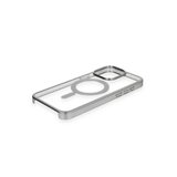 İphone 15 Pro Max Kılıf Erozi Magsafe Kapak - Gümüş