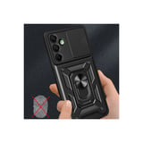 Samsung Galaxy A36 Kılıf Pars Lens Yüzüklü Silikon - Kırmızı