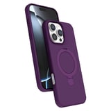 İphone 16 Pro Regal Magsafe Standlı Kapak - Derin Mor