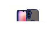 Samsung Galaxy A17 5g Montreal Yüzüklü Silikon Kapak - Lacivert