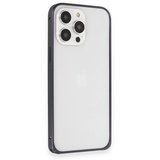 Joko İphone 15 Pro Max Kılıf Metal Bumper Magneticsafe Kapak - Lacivert