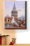 Sayılarla Boyama Seti Kasnaklı Galatada Martı 40 X 50 Cm
