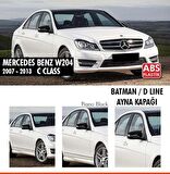 Mercedes W204 Batman Yarasa Ayna Kapağı Piano Black / 2007-2014