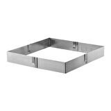 Narkalıp Kare AyarlanabilirKek Kalıbı 15cm-30cm Derinlik 8cm