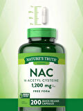 NATURES TRUTH N-Acetyl Cysteine 1200 mg (NAC) 200 Kapsül - 100 SERVİS