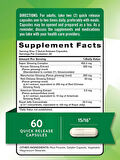 Nature's Truth Super Ginseng Complex (Korean Ginseng+American Ginseng) with Royal Jelly 60 Caps