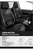 Mazda Mpv Koltuk Kılıfı Carbon Deri Siyah