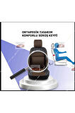 FIRST CLASS Kapitone Kumaş Siyah-Tarçın Deri ORTAPEDİK Oto Kılıfı