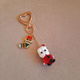 Noel Baba Murano Kalpli Anahtarlık