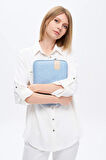İpad Air Pro & Matepad & Galaxy & Tablet Kılıfı 11" Inç Hasır Mavi