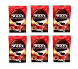 Nescafe Classıc Kahve Poşet 200 Gr X 6 Adet
