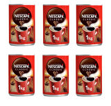 Nescafe Classıc Kahve Teneke 1000 Gr X 6 Adet
