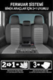 FORD TRANSIT COURIER 2014-Uyumlu Oto Koltuk Kılıfı Edition Serisi 